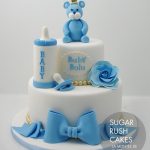 King bear baby shower cake