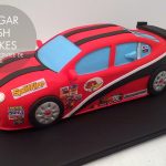rally car cake