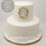 Damask Anniversary Cake