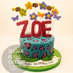 Zoe Leopard print cake