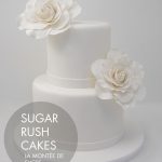 Simple elegant wedding cake