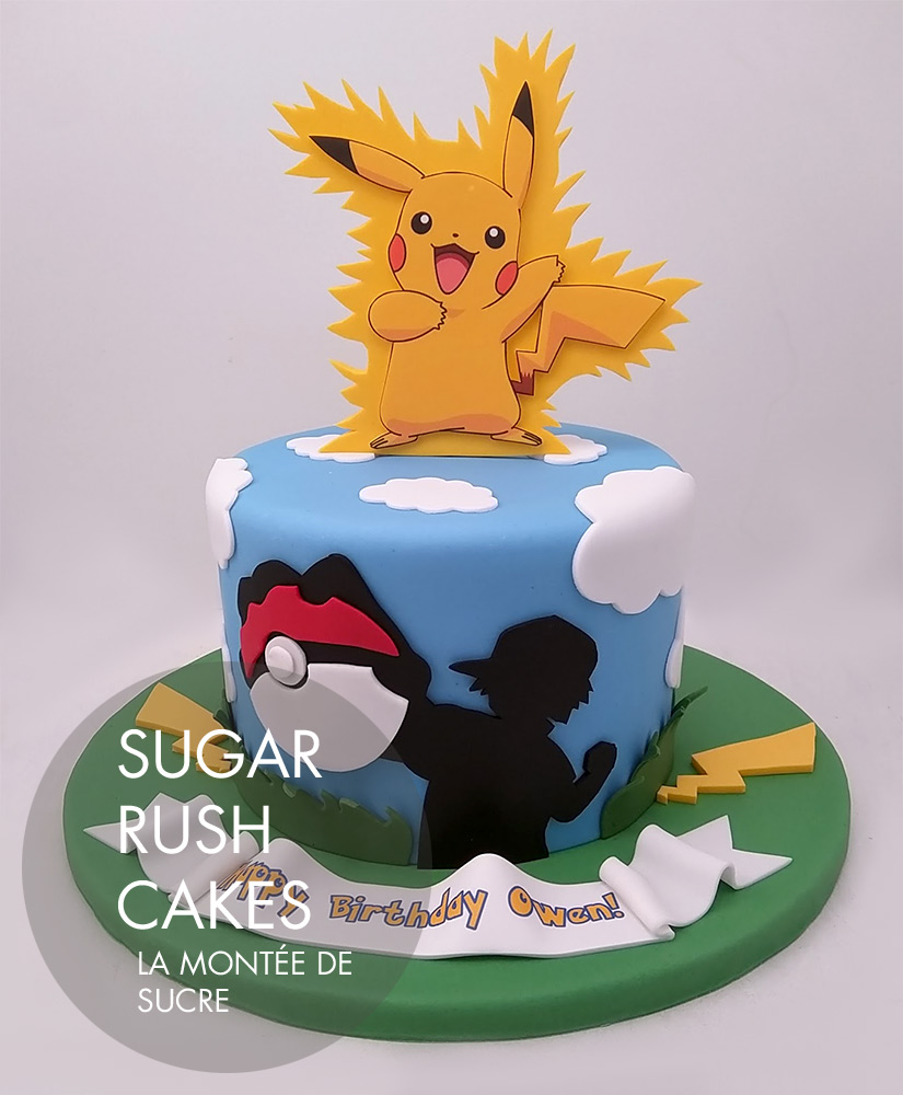 Pokemon Pikachu cake
