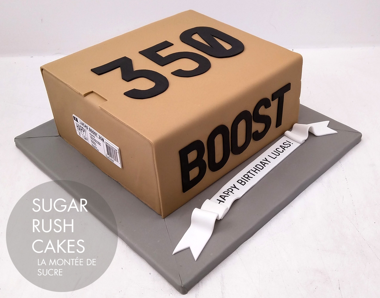 Adidas Boost 350 box cake