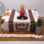 suitcase cake