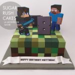 Minecraft custom skin cake