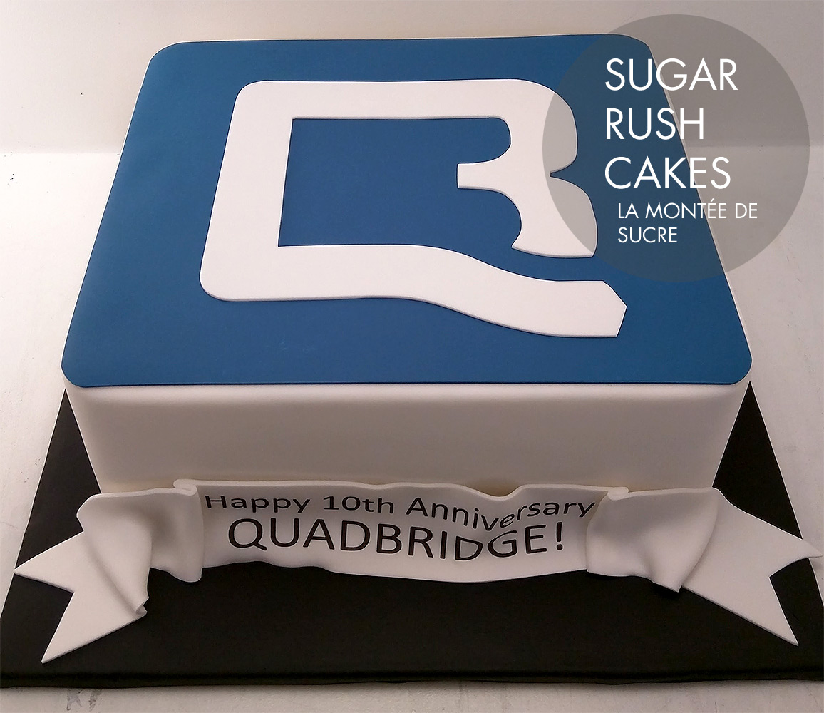 Quadbridge corporate cake
