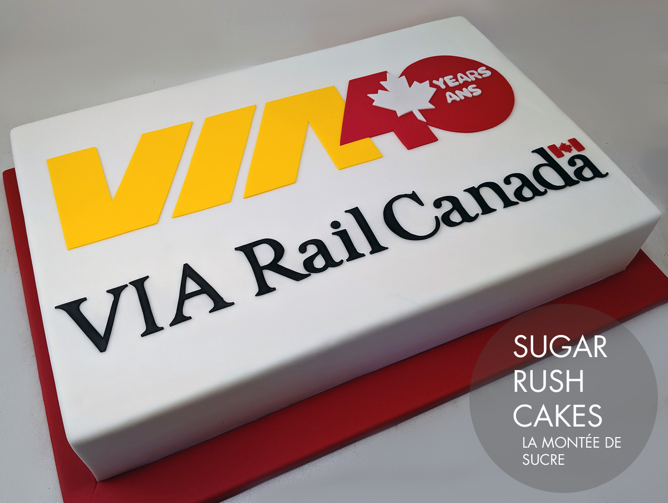 VIA Rail Cake
