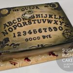 Ouija board cake
