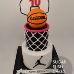 Air Jordan basketball cake