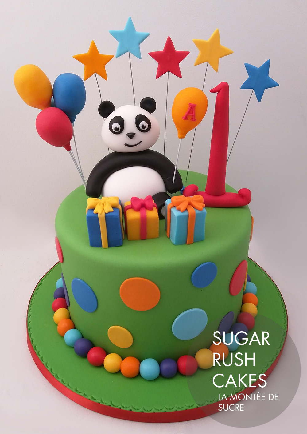 Panda pop cake